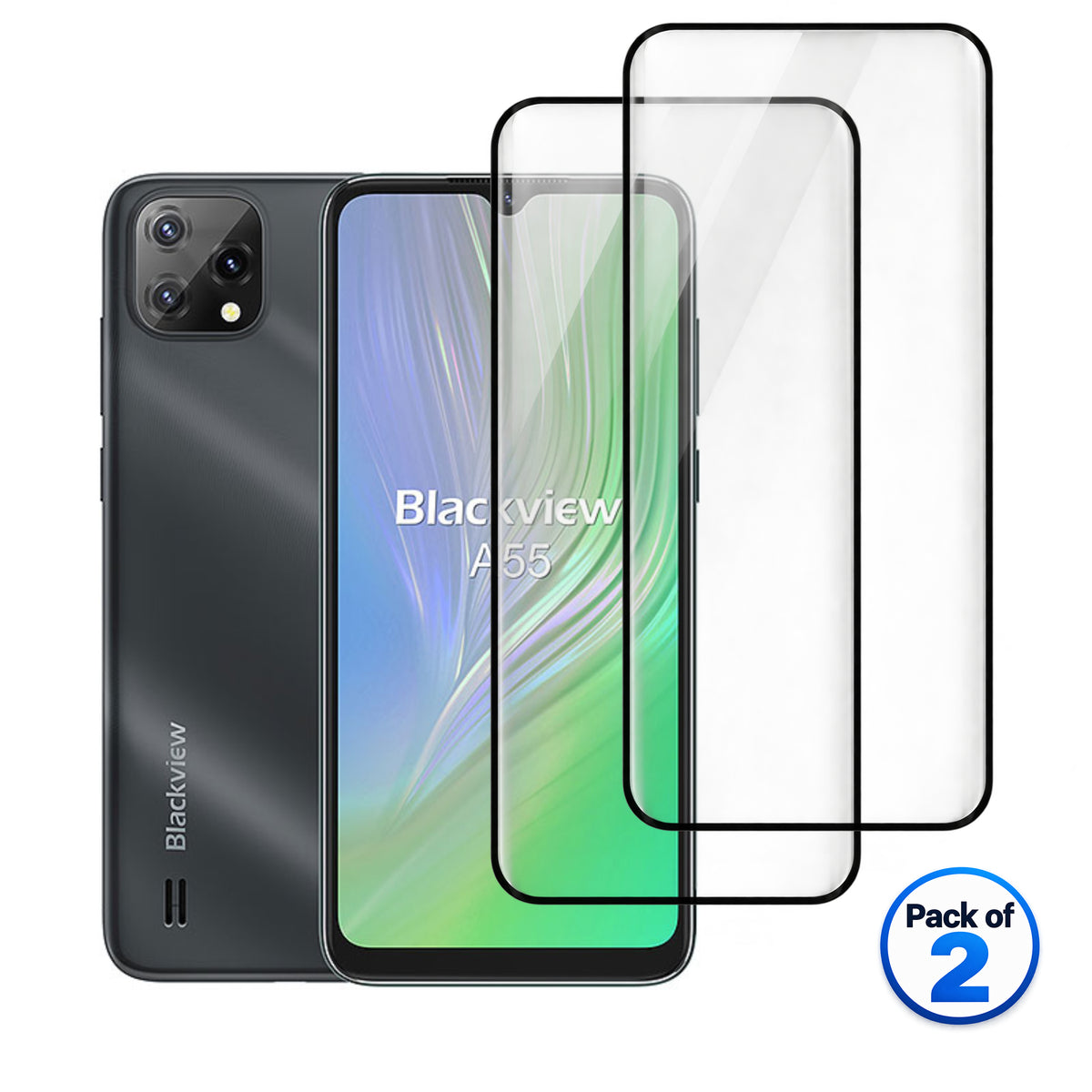Blackview A55 Tempered glass pack of 2