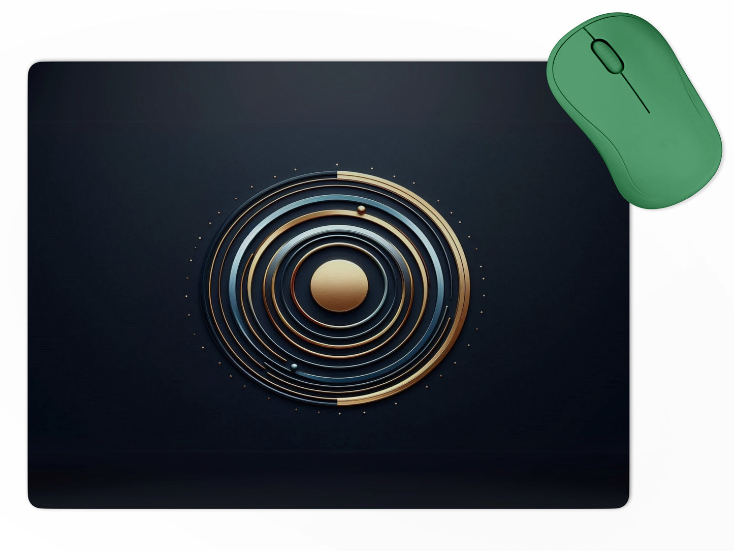 Luxurious Concentric Circlesmousepad mockup style 5