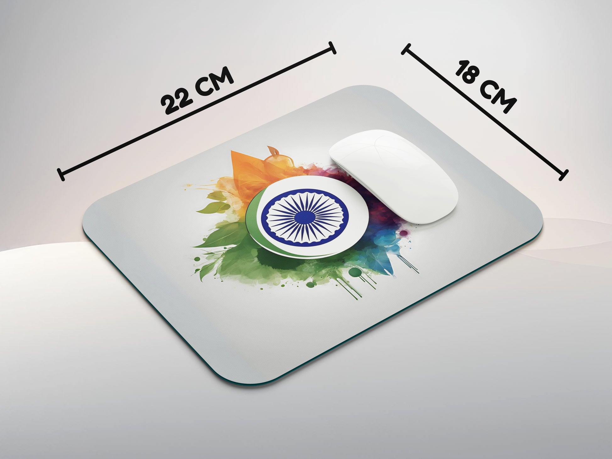 Indian Flag typemousepad mockup style 3