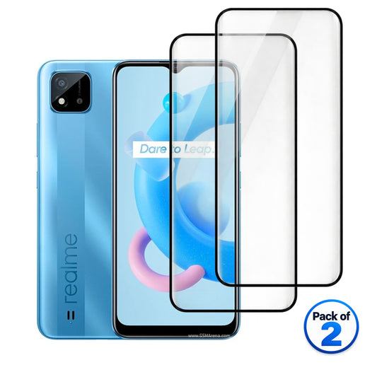 Realme C20A tempered glass pack of 2