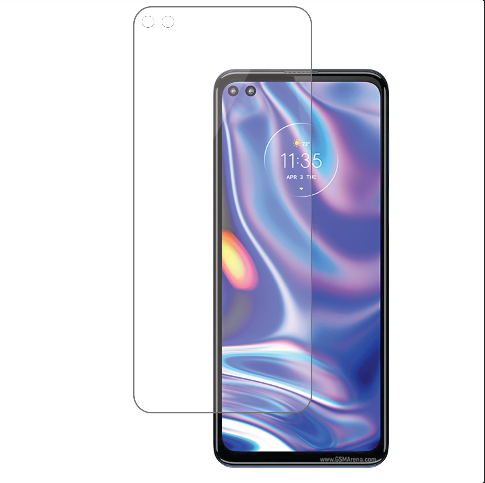 Motorola Moto G 5G Plus Mobile Screen Guard Protector MobERA