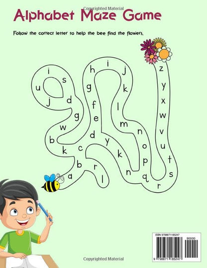 A to Z Letter Tracing Workbook for Kids (3–5 Years) | Alphabet + Phonics + Concept Learning | Printable PDF Instant Download