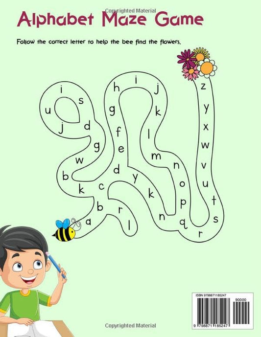 A to Z Letter Tracing Workbook for Kids (3–5 Years) | Alphabet + Phonics + Concept Learning | Printable PDF Instant Download