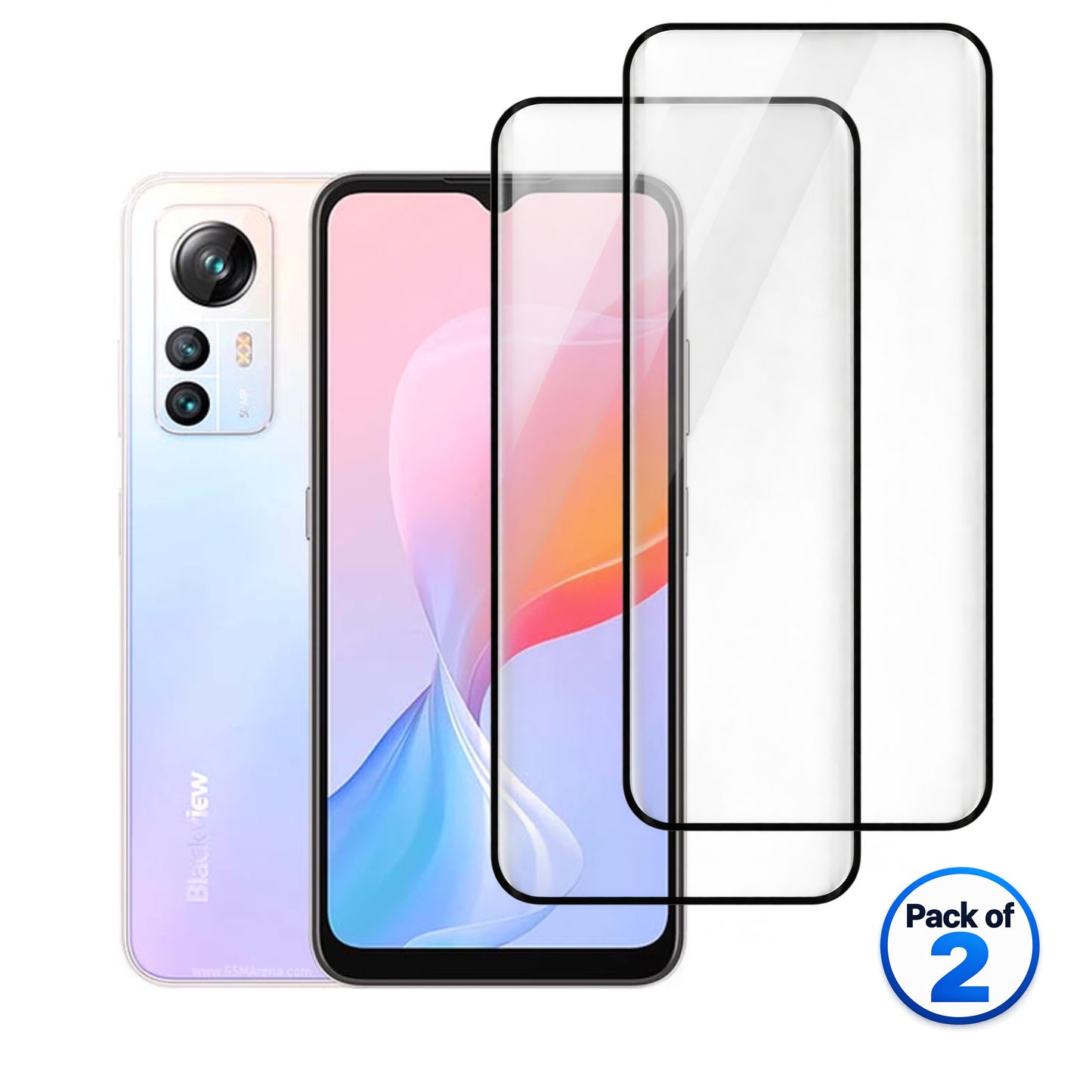 Blackview A85 tempered glass pack of 2