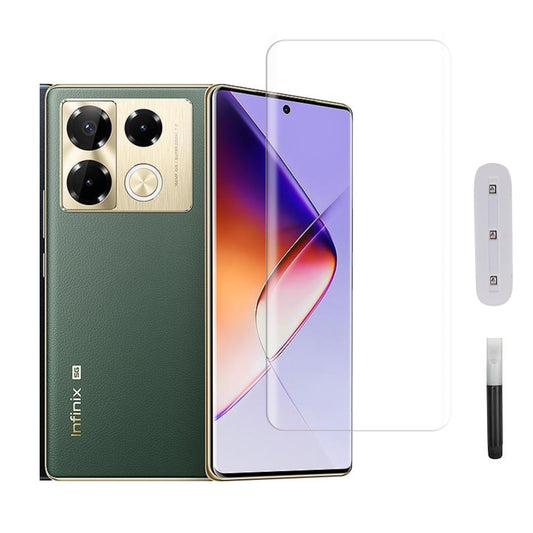 Mobera UV Tempered Glass for Infinix Note 40 Pro Plus | Full Glue Screen Protector