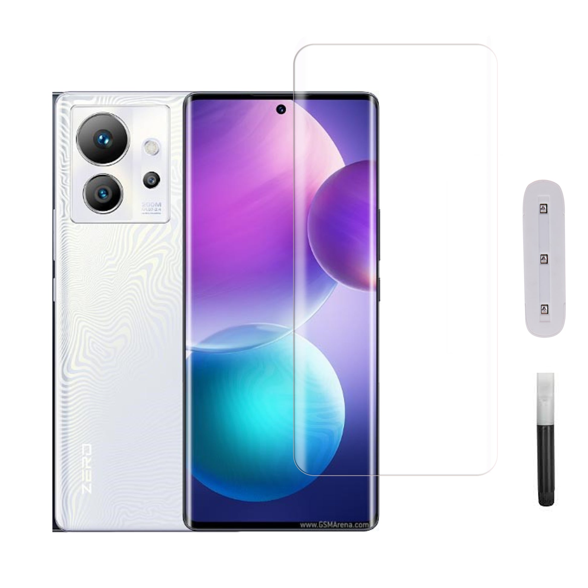 Mobera UV Tempered Glass for Infinix Zero Ultra | Full Glue Screen Protector