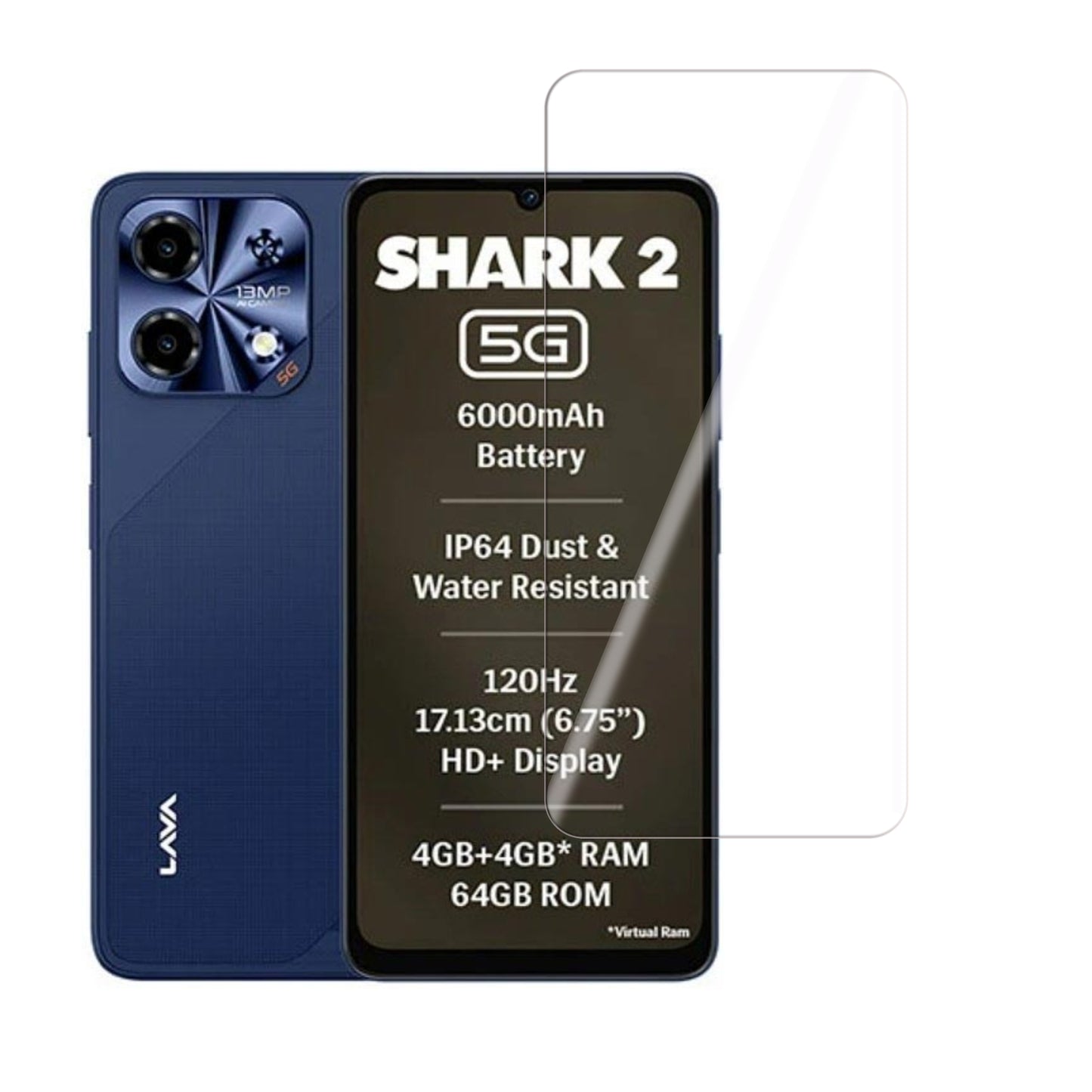 Lava Shark 2 Mobile Screen Guard Protector