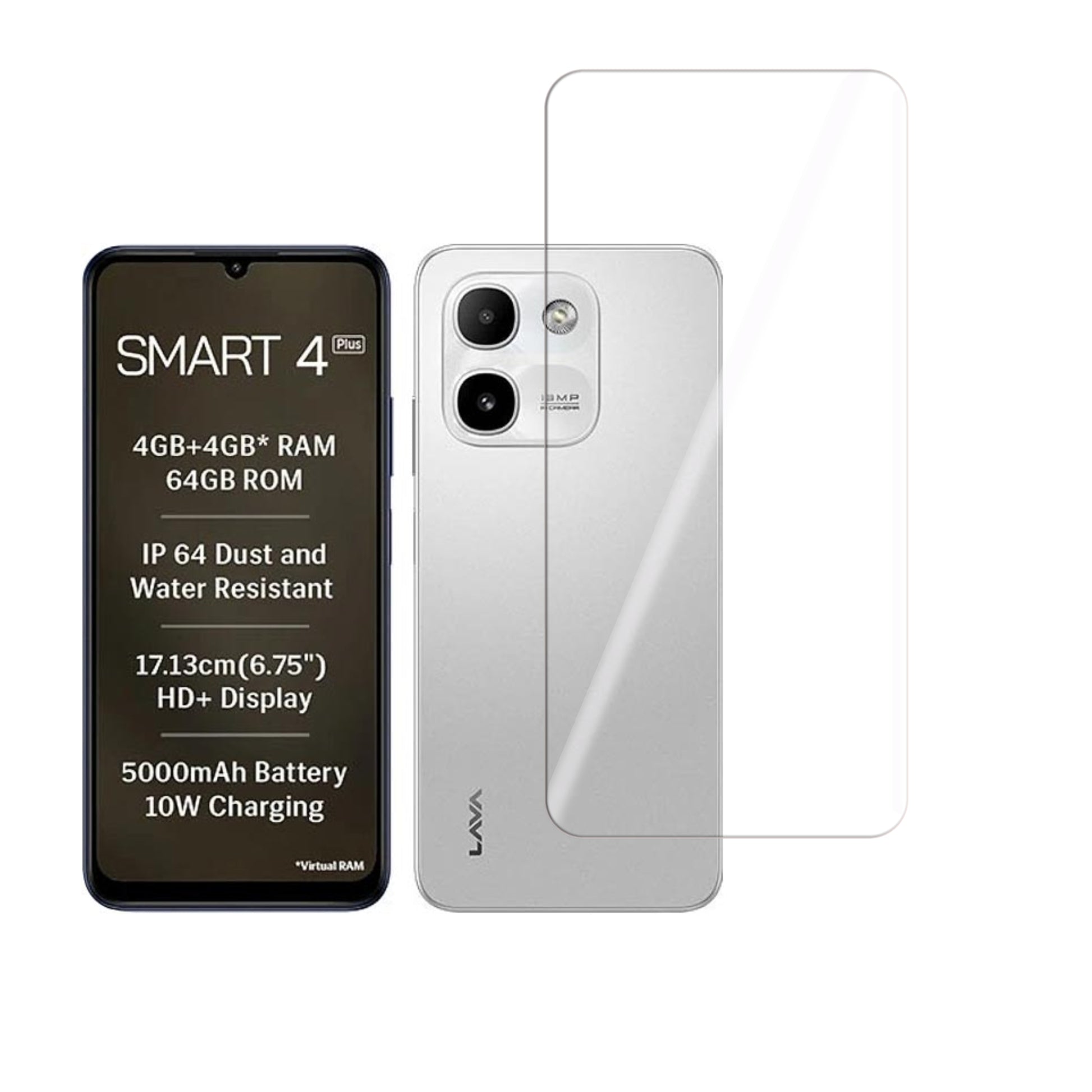 Lava Smart 4 Plus Mobile Screen Guard Protector