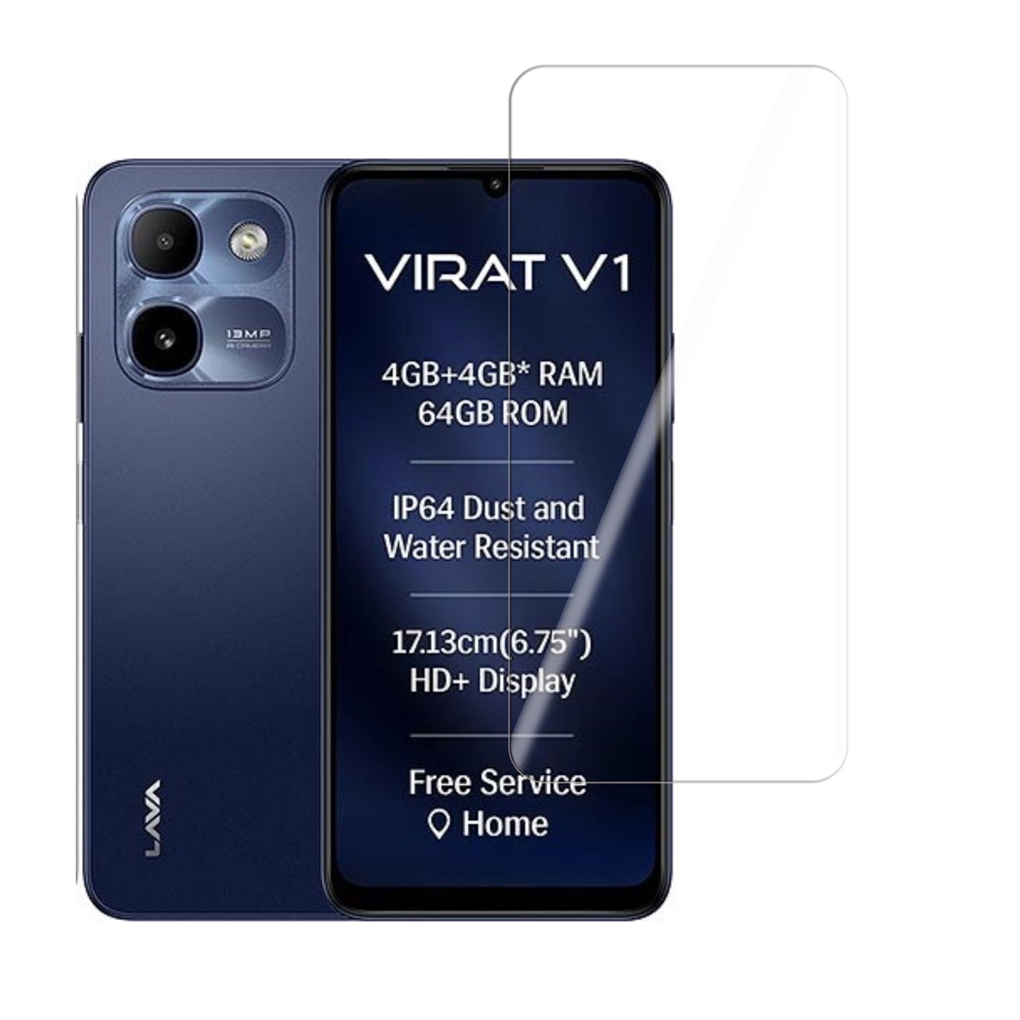 Lava Virat V1 4G Mobile Screen Guard Protector