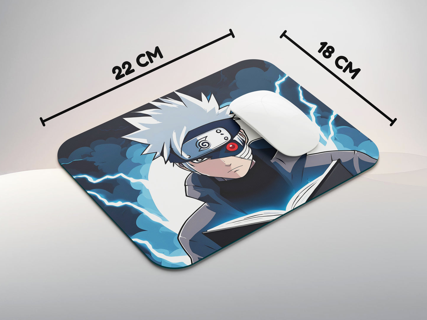 Kakashi Hatake mousepad mockup style 3