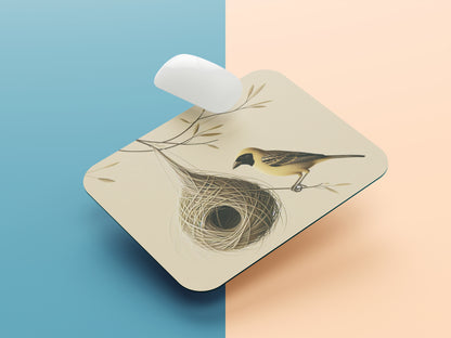 Weaver bird's nest mousepad mockup style 1