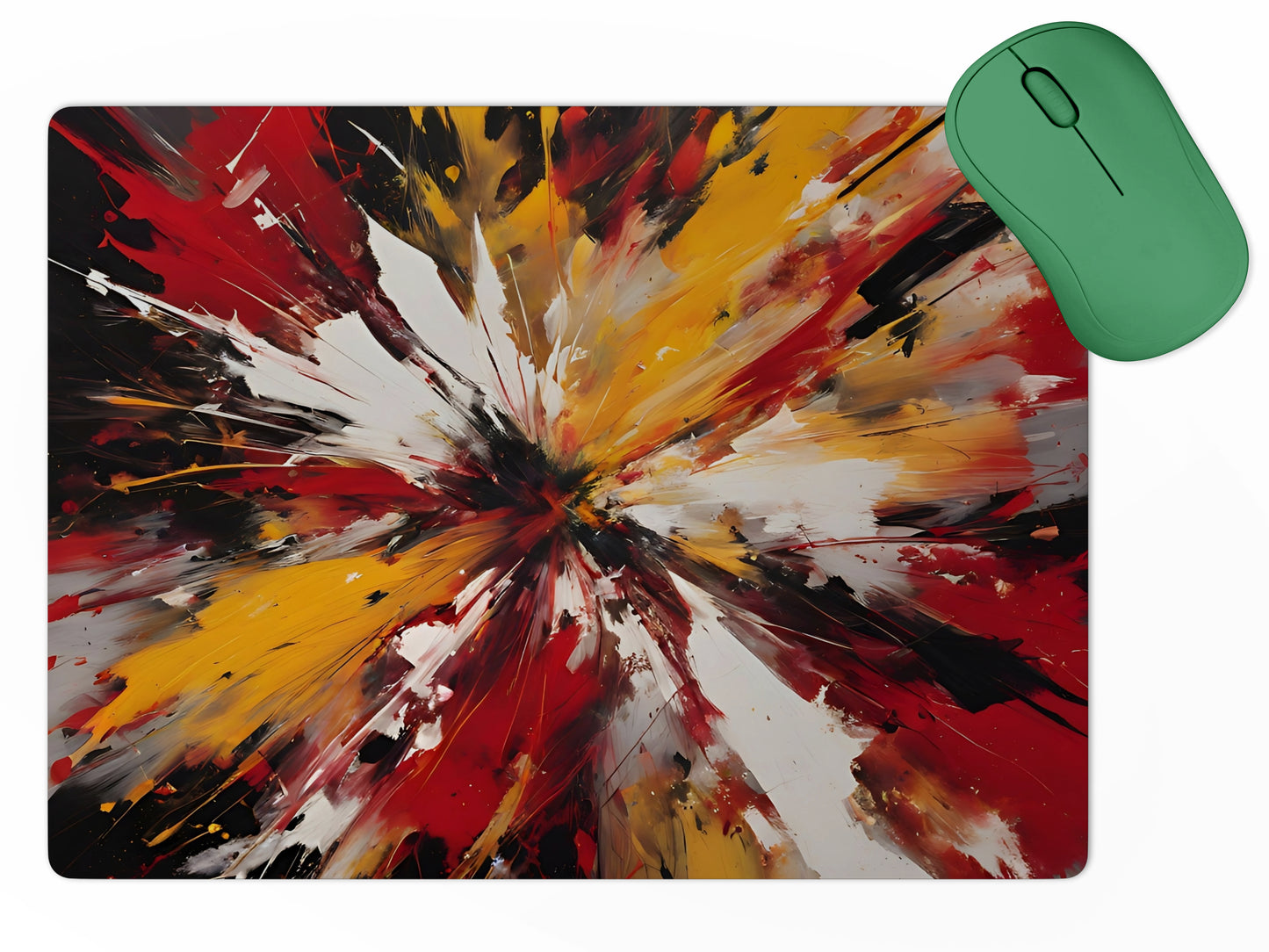 Abstract Energy Burstmousepad mockup style 5