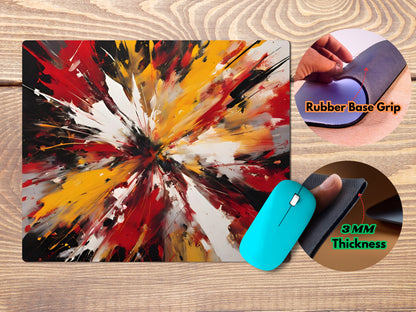 Abstract Energy Burstmousepad mockup style 4