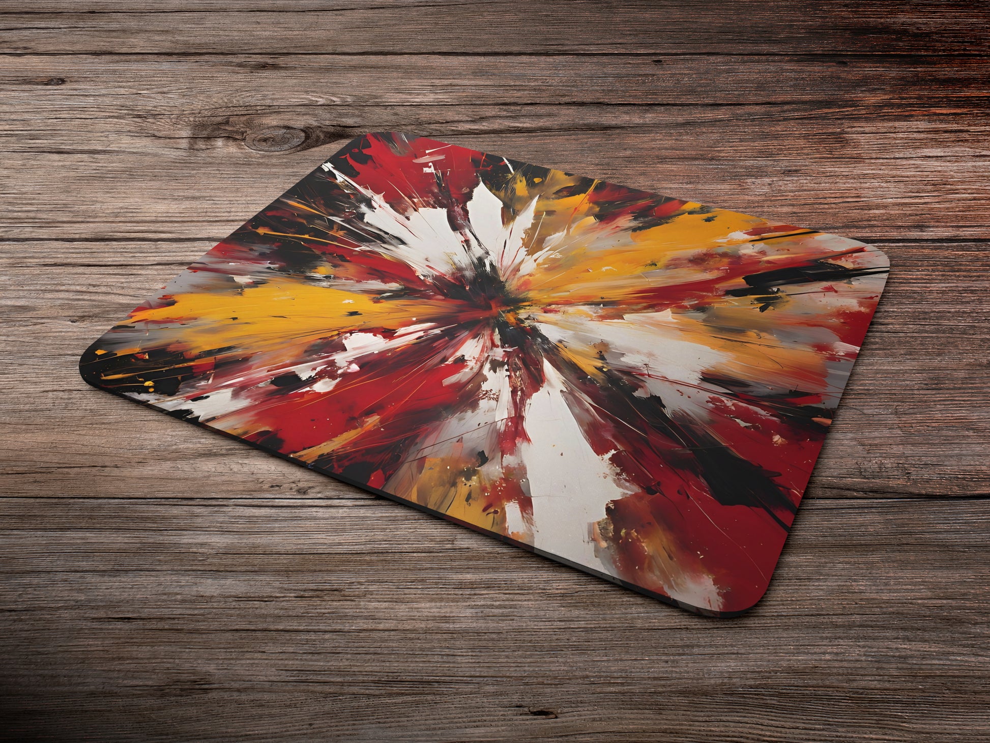 Abstract Energy Burstmousepad mockup style 6