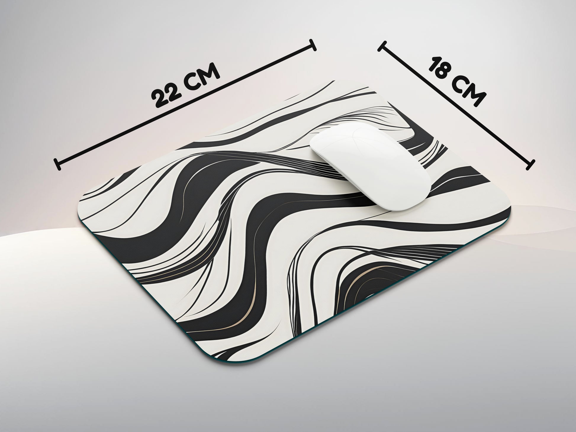 Minimal Wave Flowmousepad mockup style 3