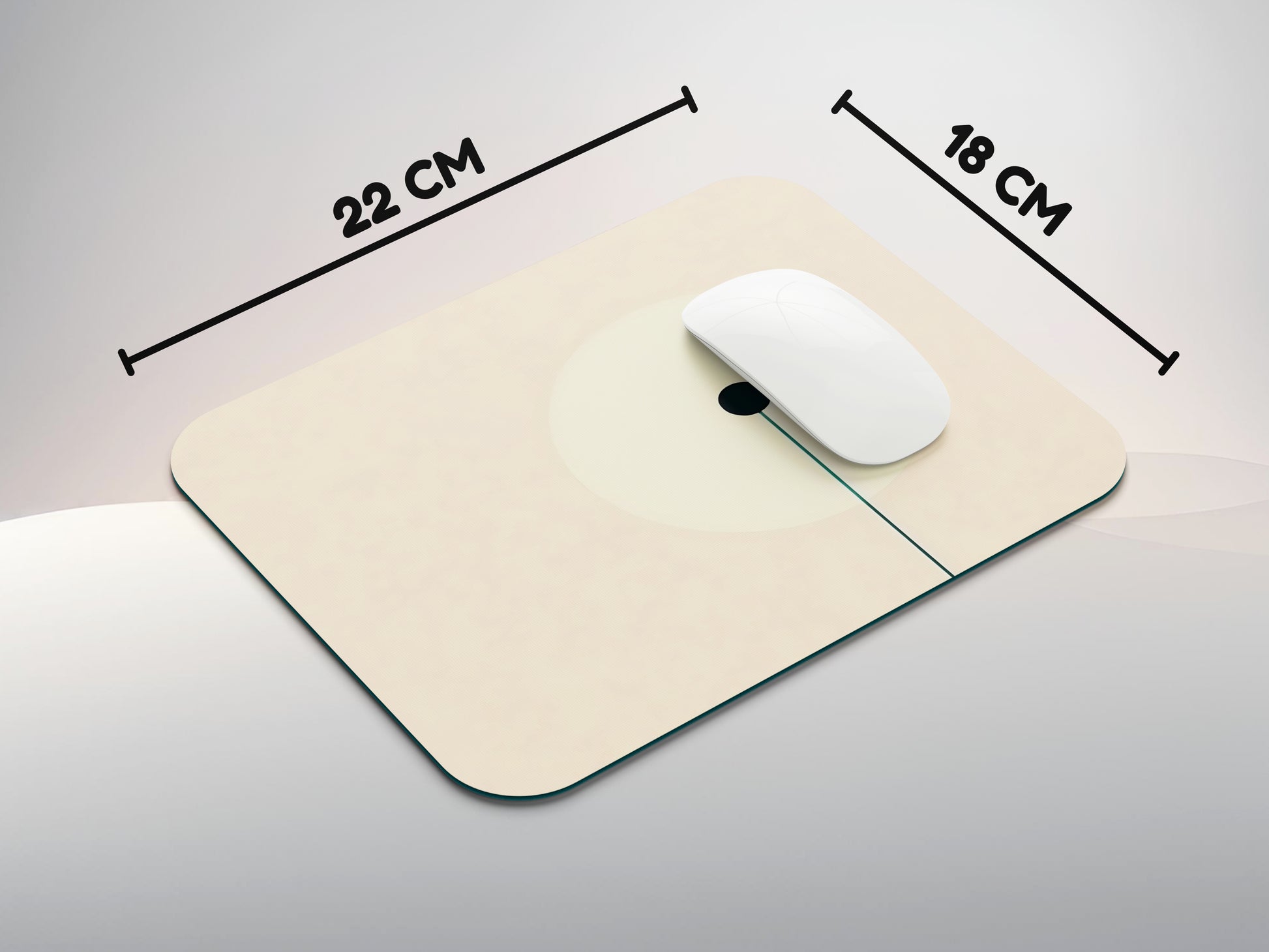 Elegant Dot Linemousepad mockup style 3