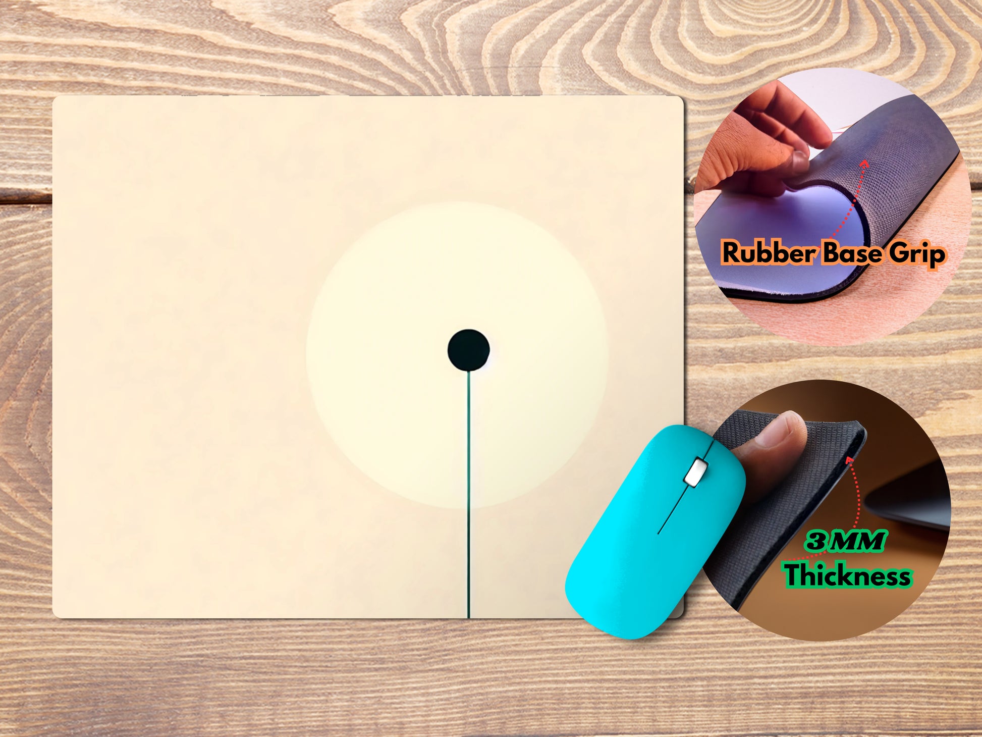 Elegant Dot Linemousepad mockup style 4