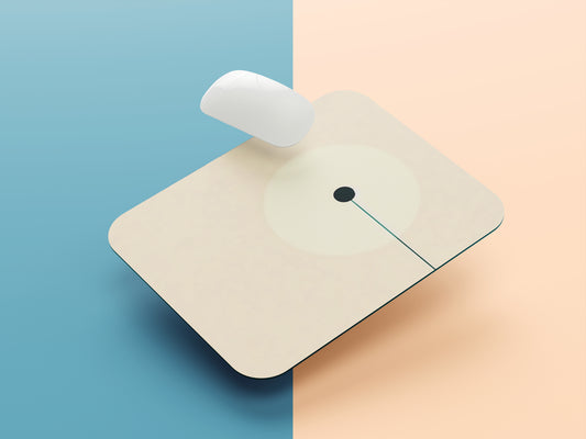 Elegant Dot Line mousepad mockup style 1