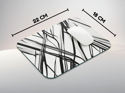 Minimal Parallel Linesmousepad mockup style 3