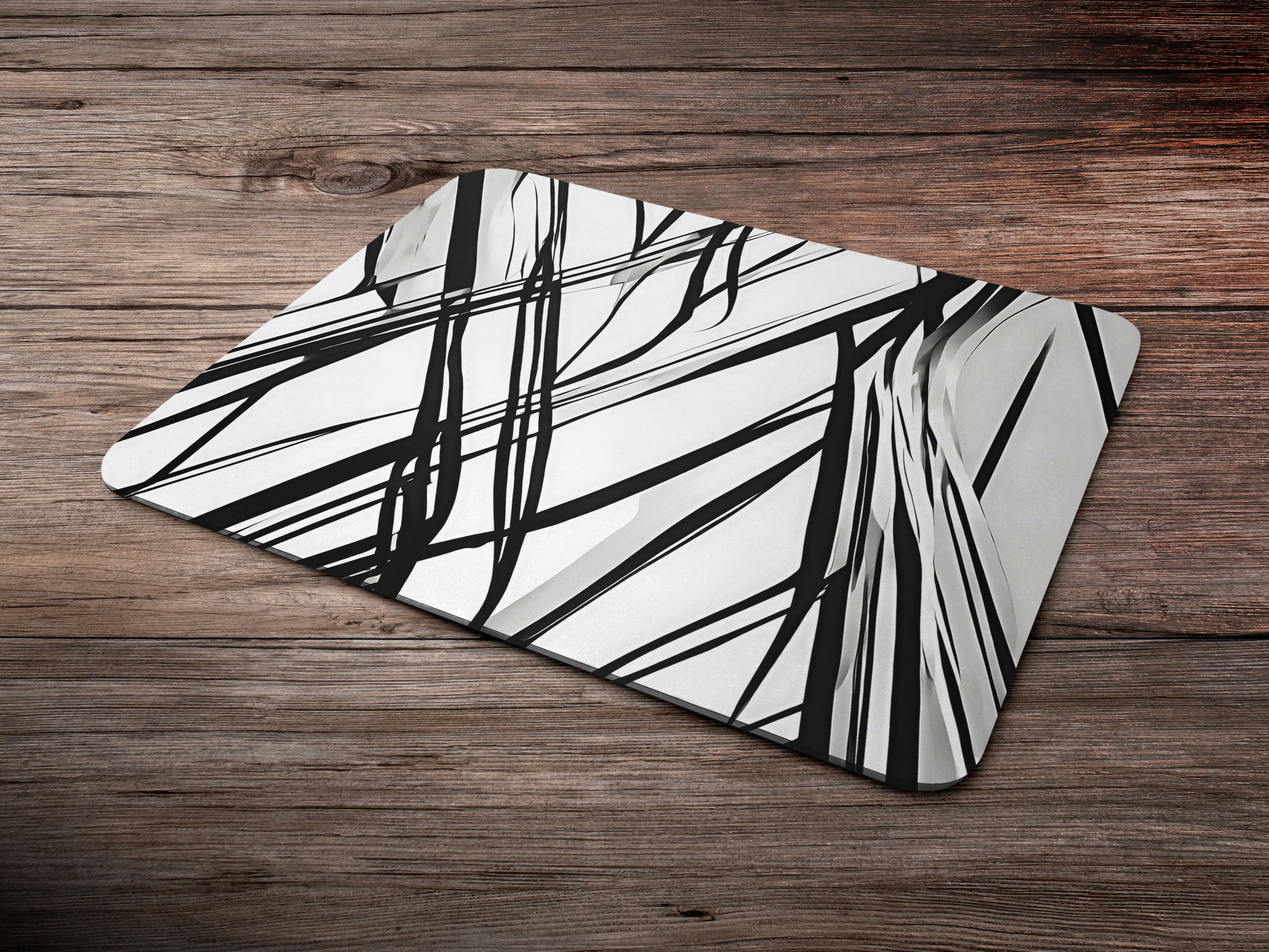 Minimal Parallel Linesmousepad mockup style 6