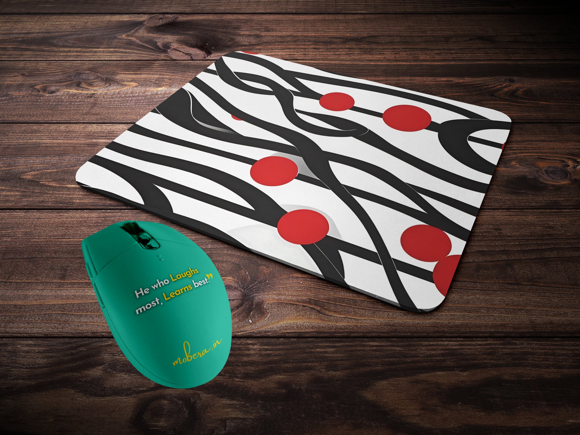 Arc and Red Dotmousepad mockup style 2