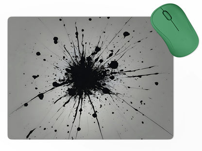 Minimal Black Splattermousepad mockup style 5