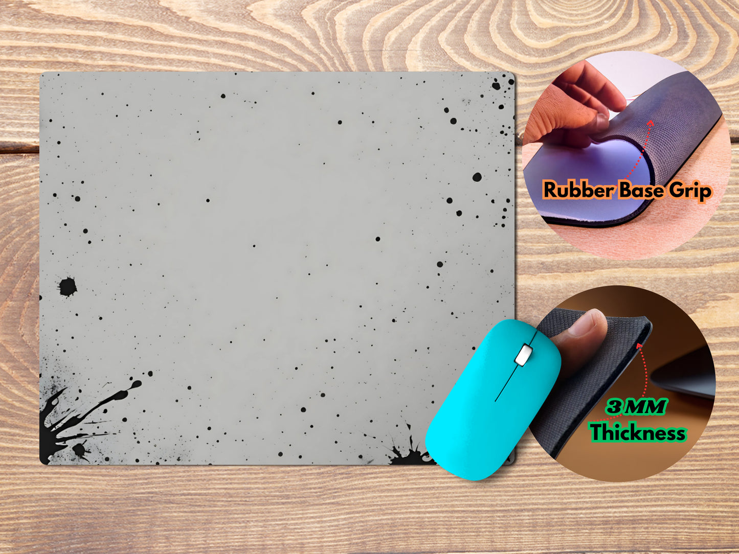 Central Black Splattermousepad mockup style 4