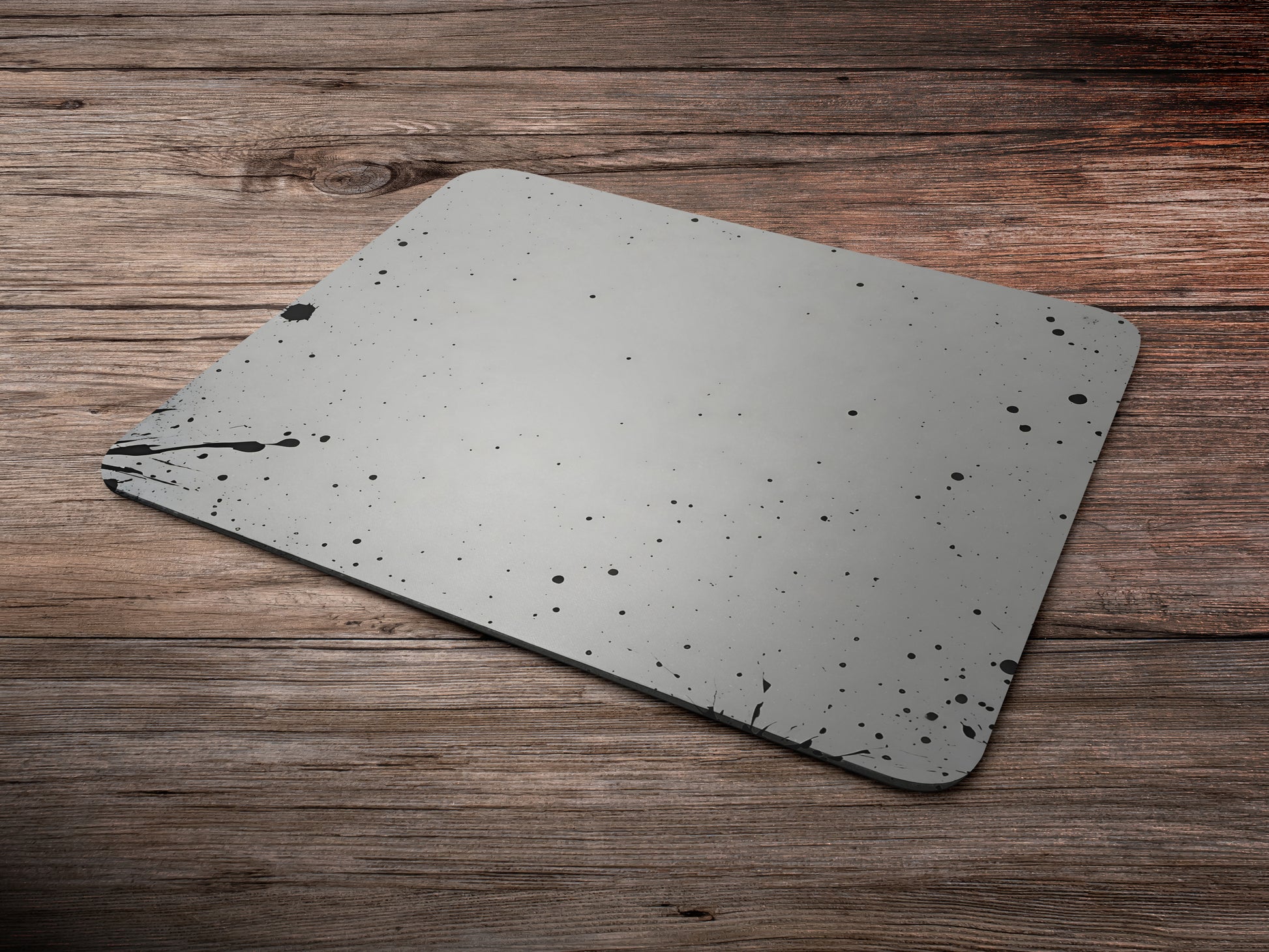 Central Black Splattermousepad mockup style 6