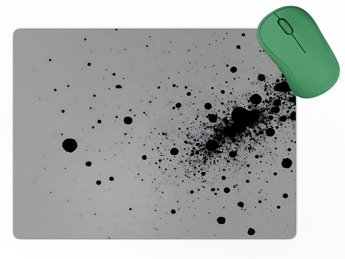 Abstract Gray Splattermousepad mockup style 5