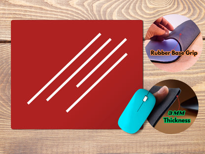 Dynamic Red Linesmousepad mockup style 4