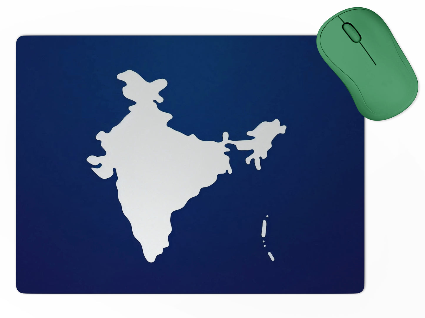 Minimalist India Map Outlinemousepad mockup style 5