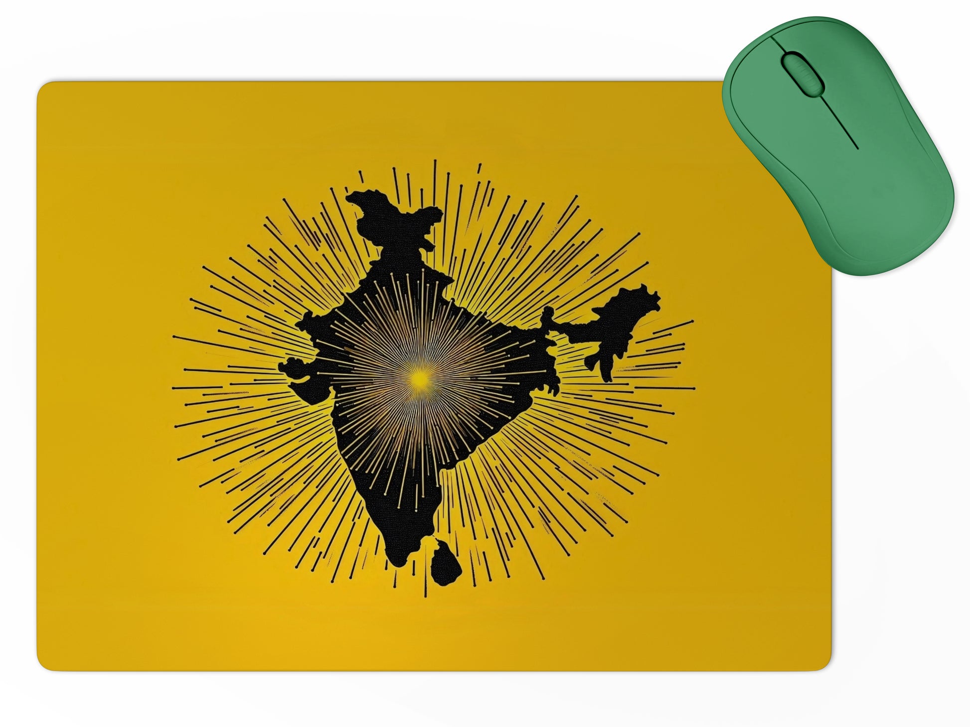 Sunburst India Mapmousepad mockup style 5