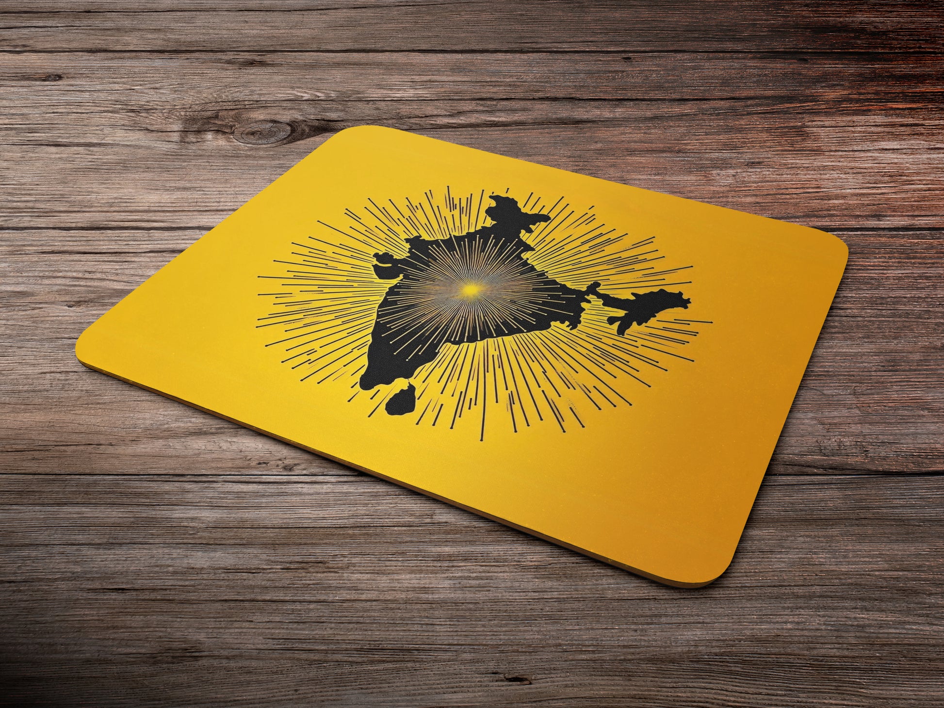 Sunburst India Mapmousepad mockup style 6