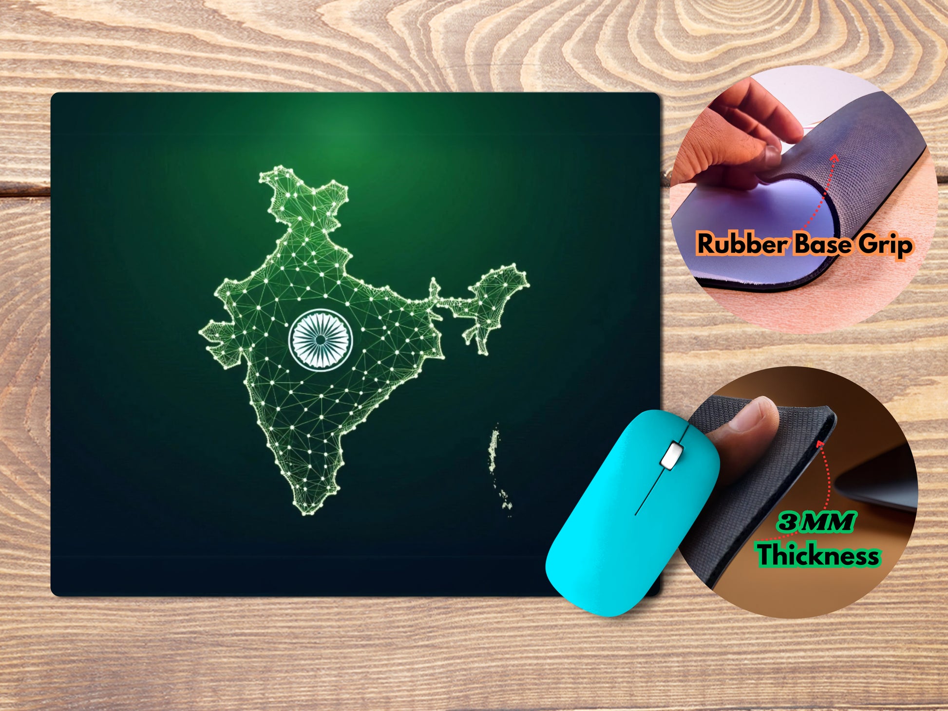 Digital India Mapmousepad mockup style 4