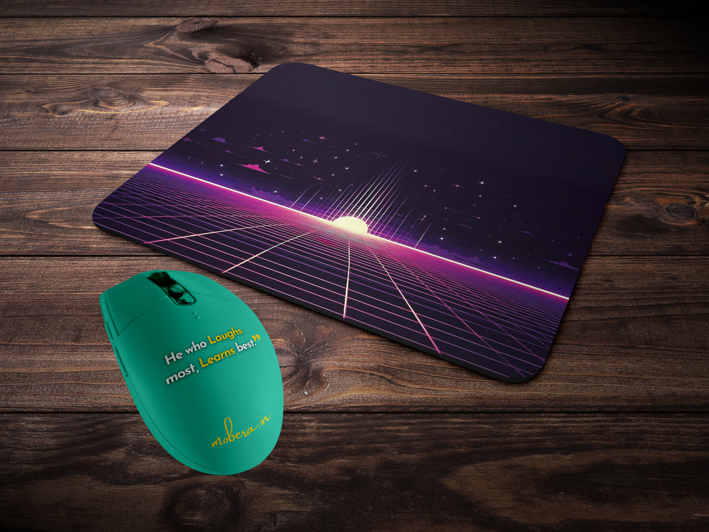 Retro Gaming Gridmousepad mockup style 2