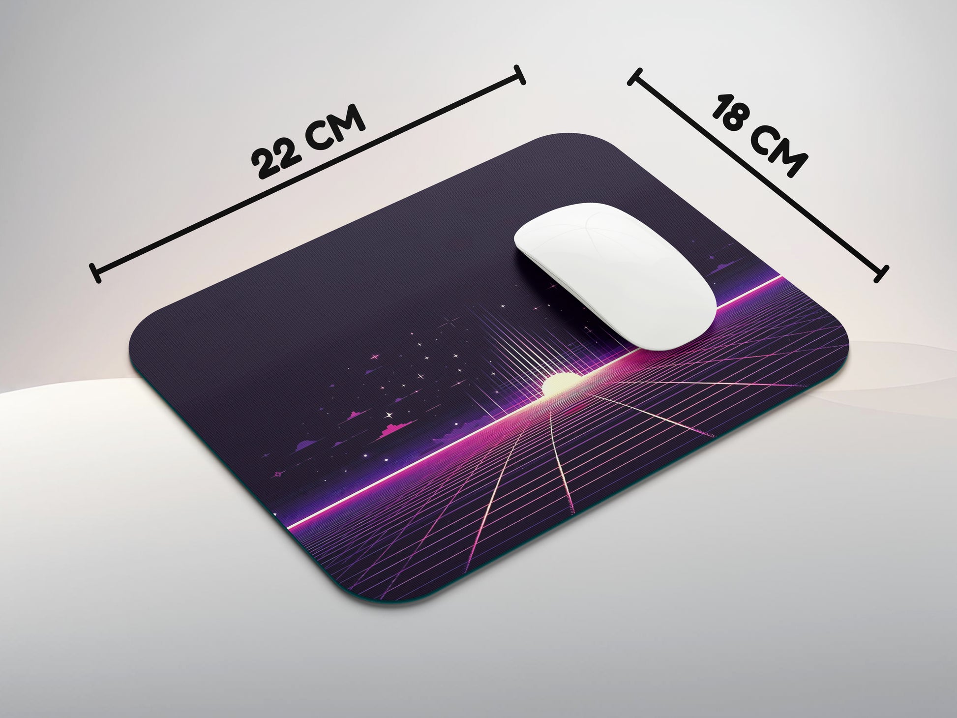 Retro Gaming Gridmousepad mockup style 3