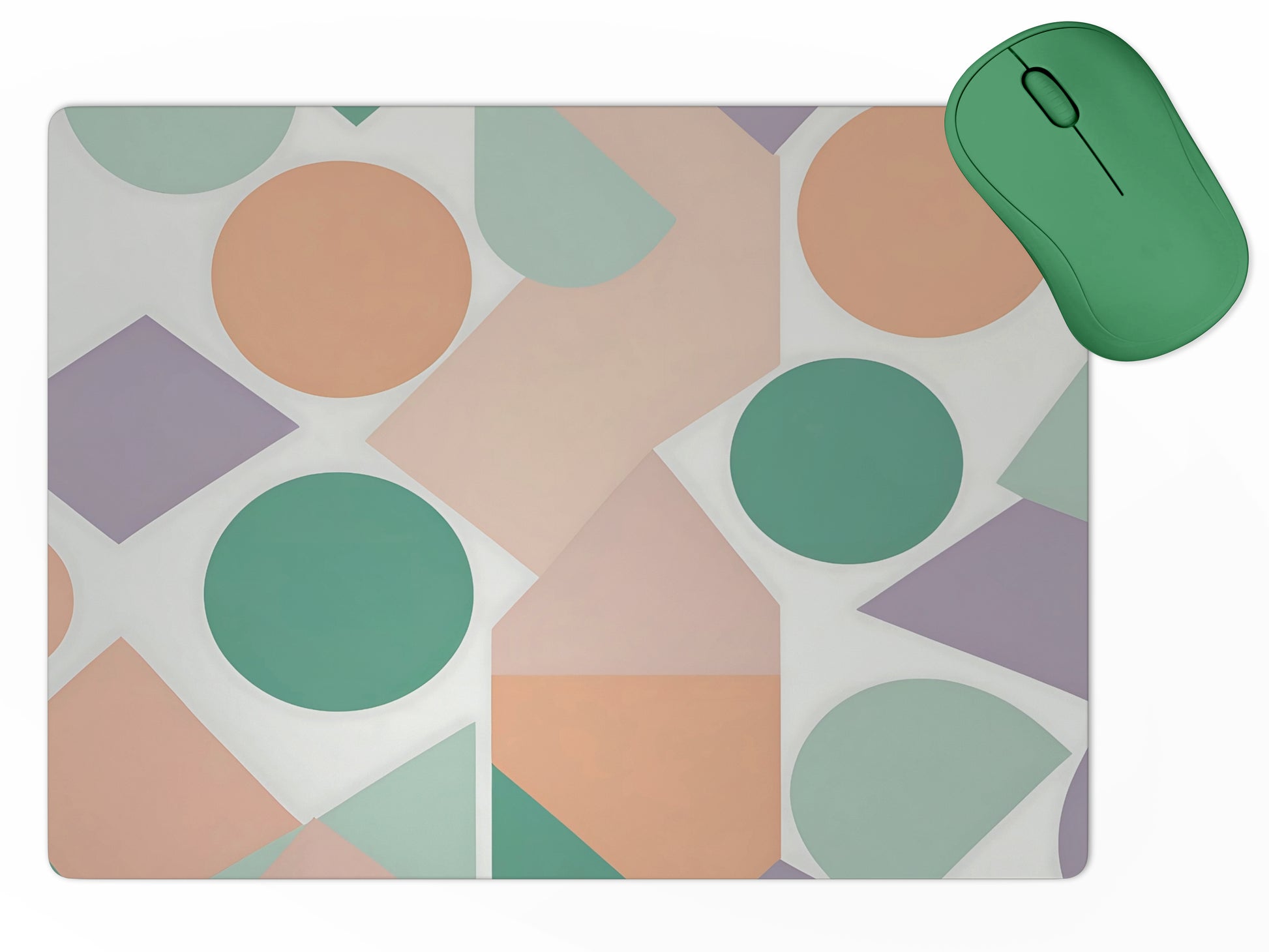 Pastel Geometric Shapesmousepad mockup style 5