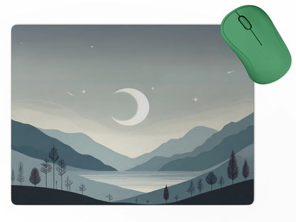 Moonlit Mountain Landscapemousepad mockup style 5