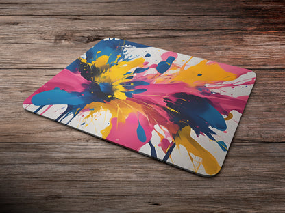 Colorful Splash Abstractmousepad mockup style 6