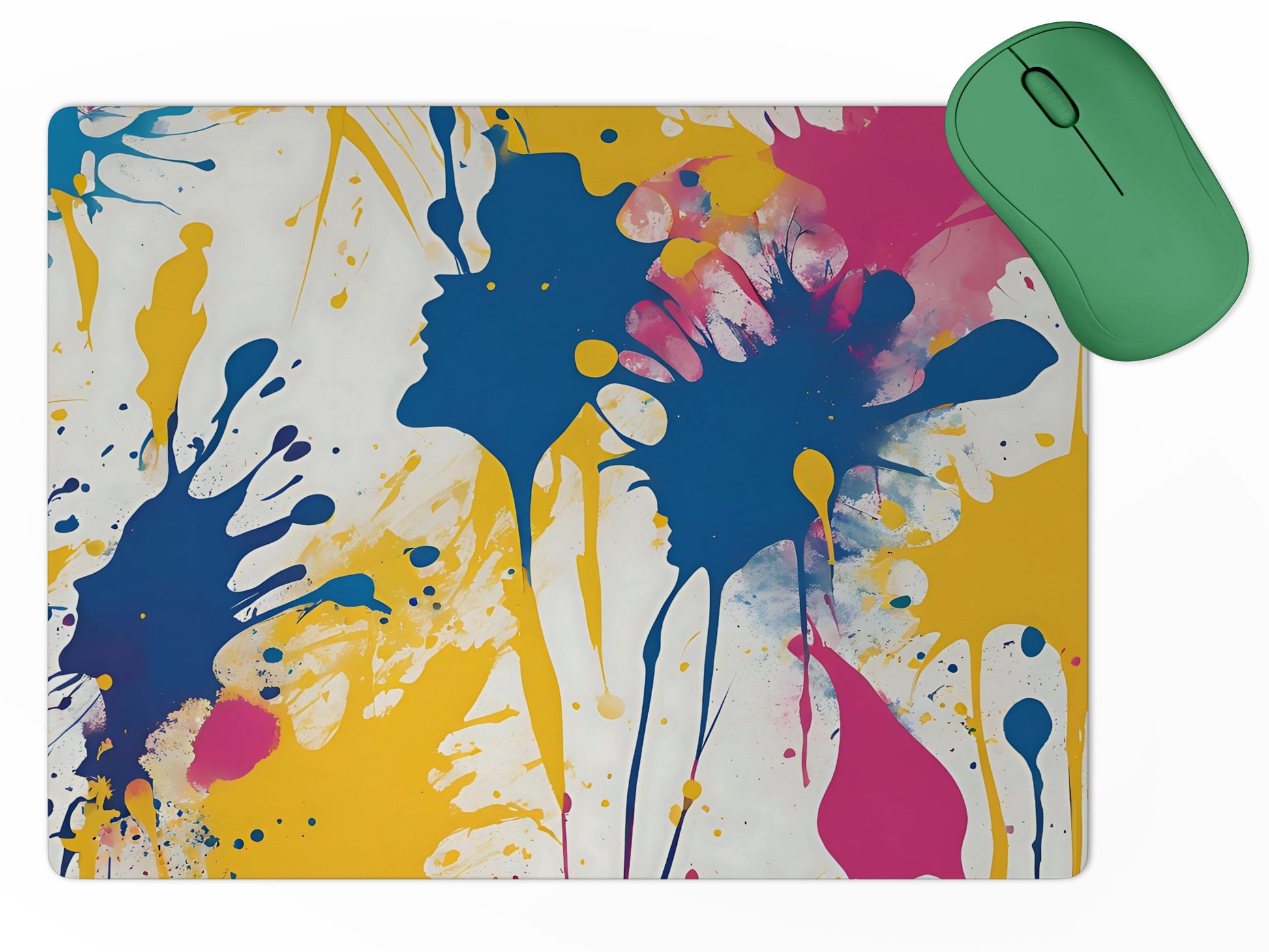 Vibrant Splash Abstractmousepad mockup style 5