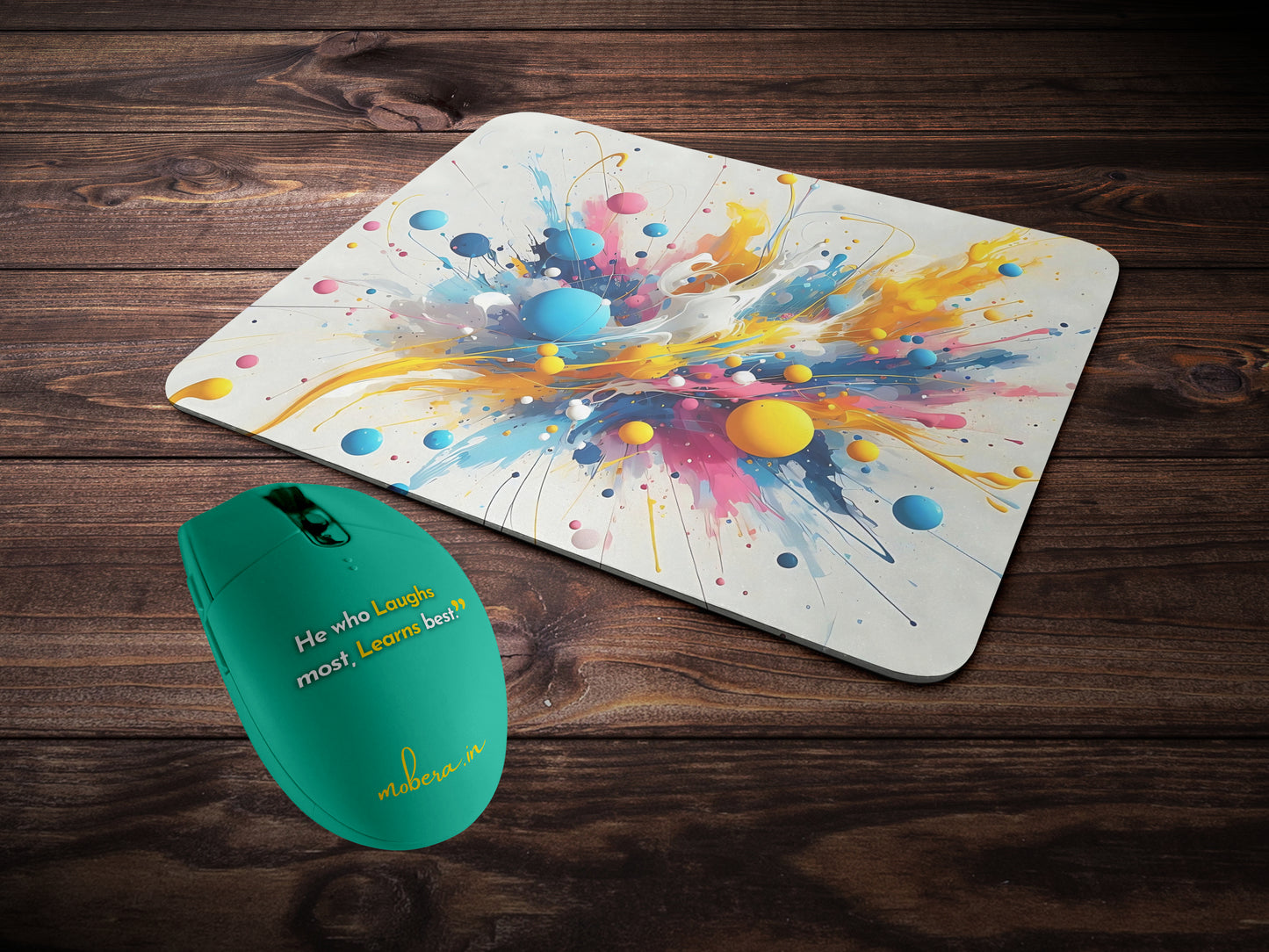 Bold Color Splashmousepad mockup style 2