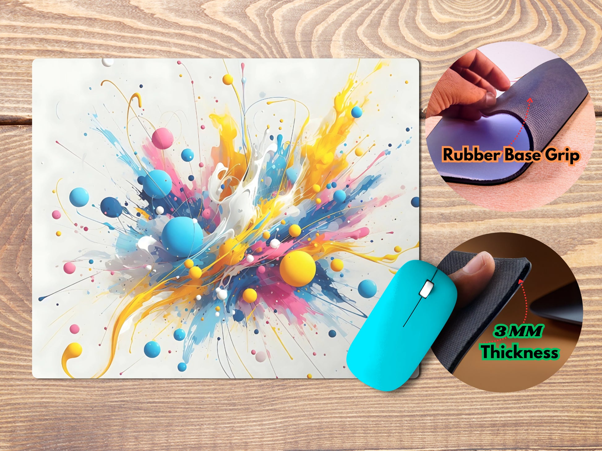 Bold Color Splashmousepad mockup style 4