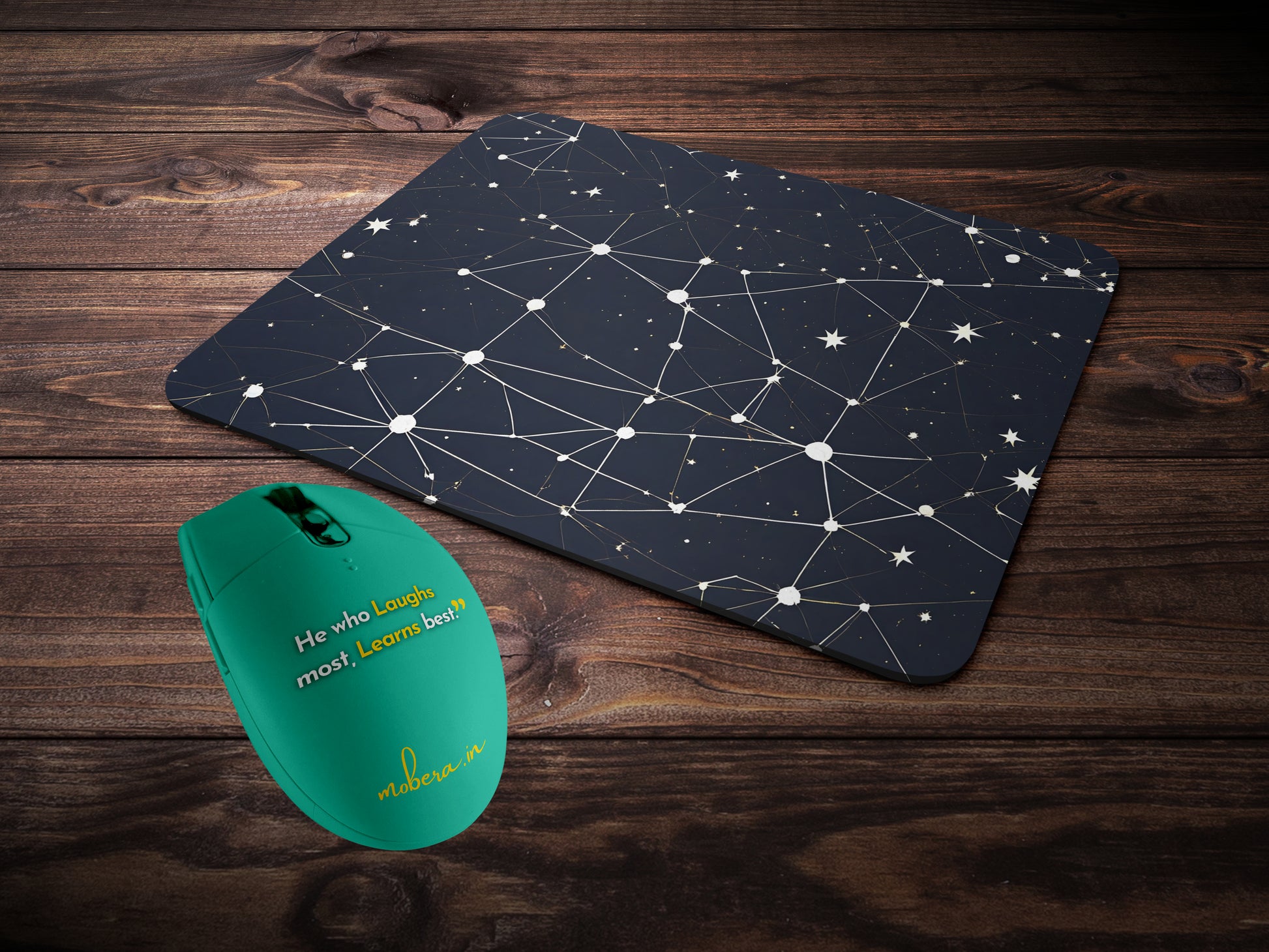 Zodiac Constellation Patternmousepad mockup style 2