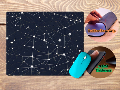 Zodiac Constellation Patternmousepad mockup style 4