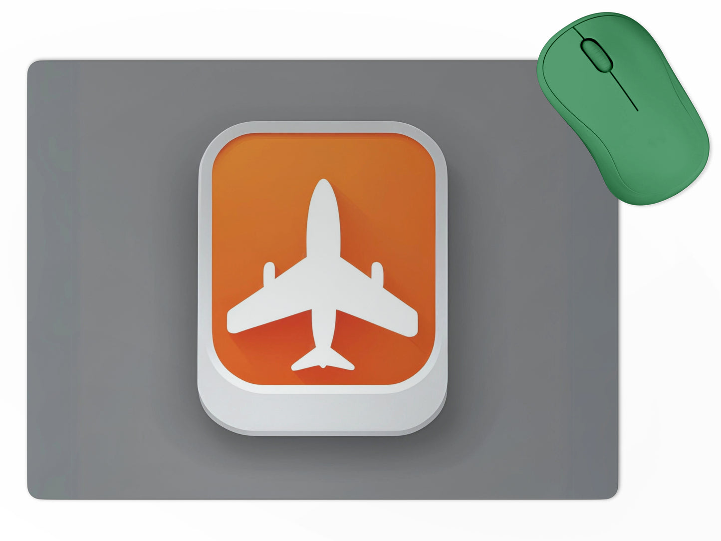 Minimalist Flight Mode Iconmousepad mockup style 5