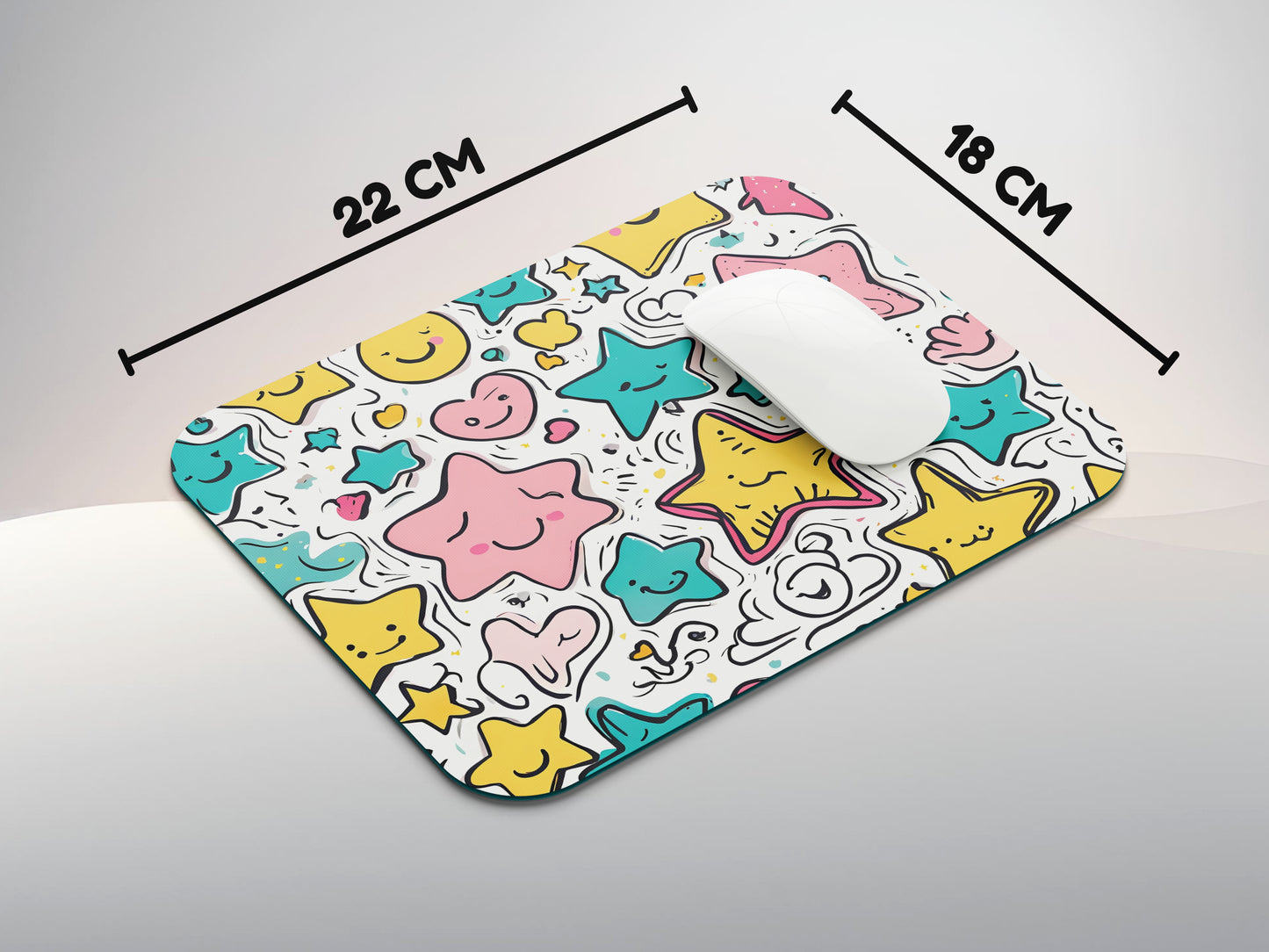 Quirky Doodle Collectionmousepad mockup style 3