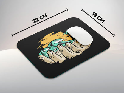 Beach in Handmousepad mockup style 3