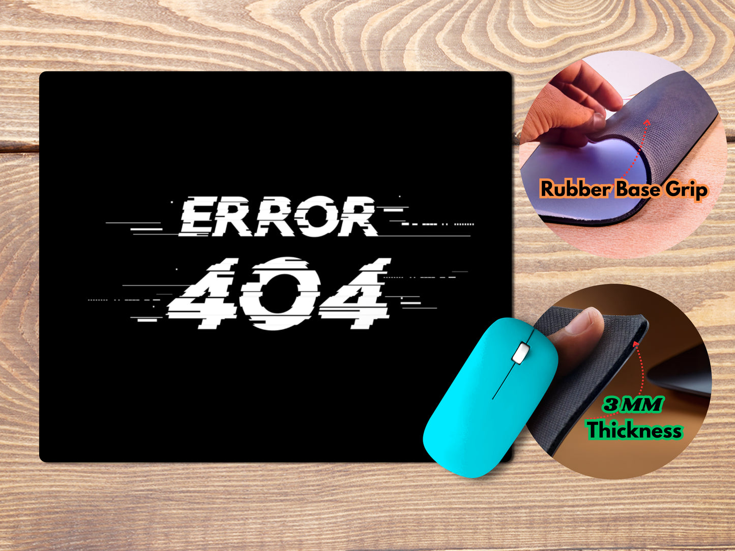 Error 404mousepad mockup style 4