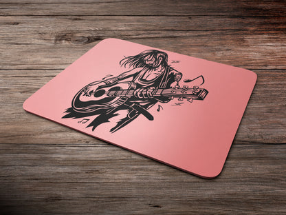 Female Playing Guitarmousepad mockup style 6