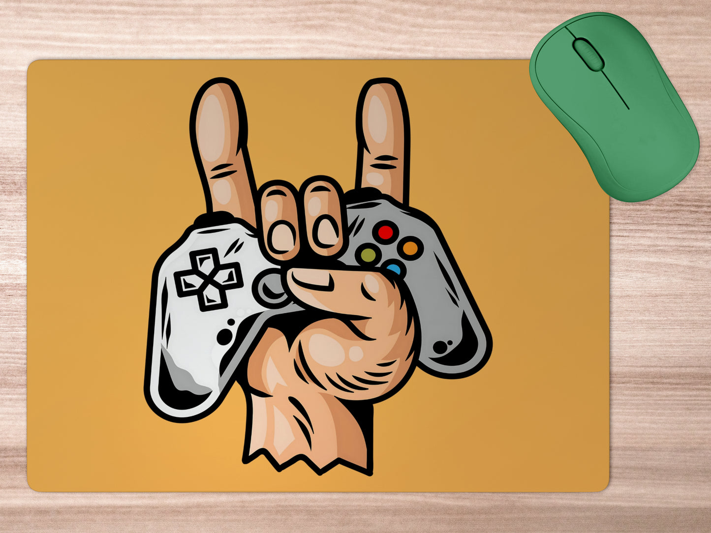 Game Console in Handmousepad mockup style 5